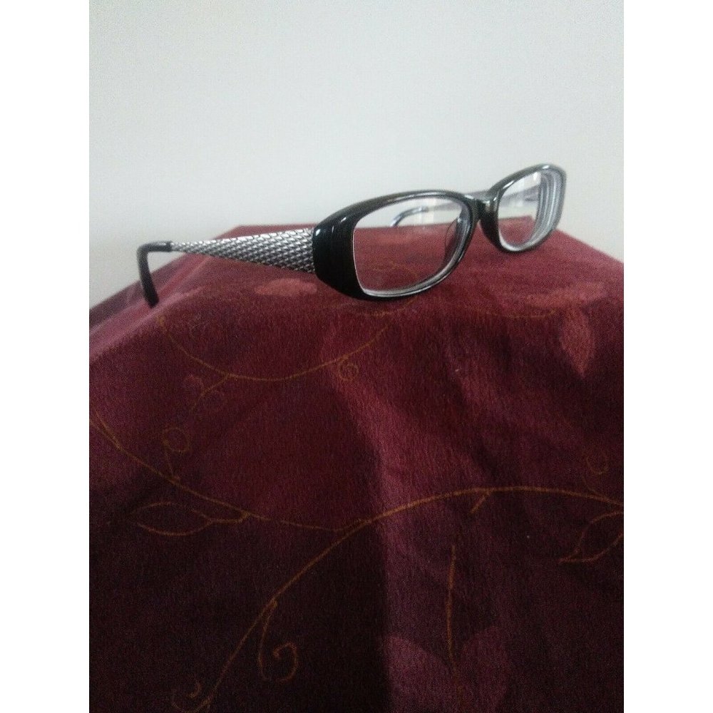 JONES NEW YORK J215 Eyeglasses Frame Petite 47-16-135 Black/Metal